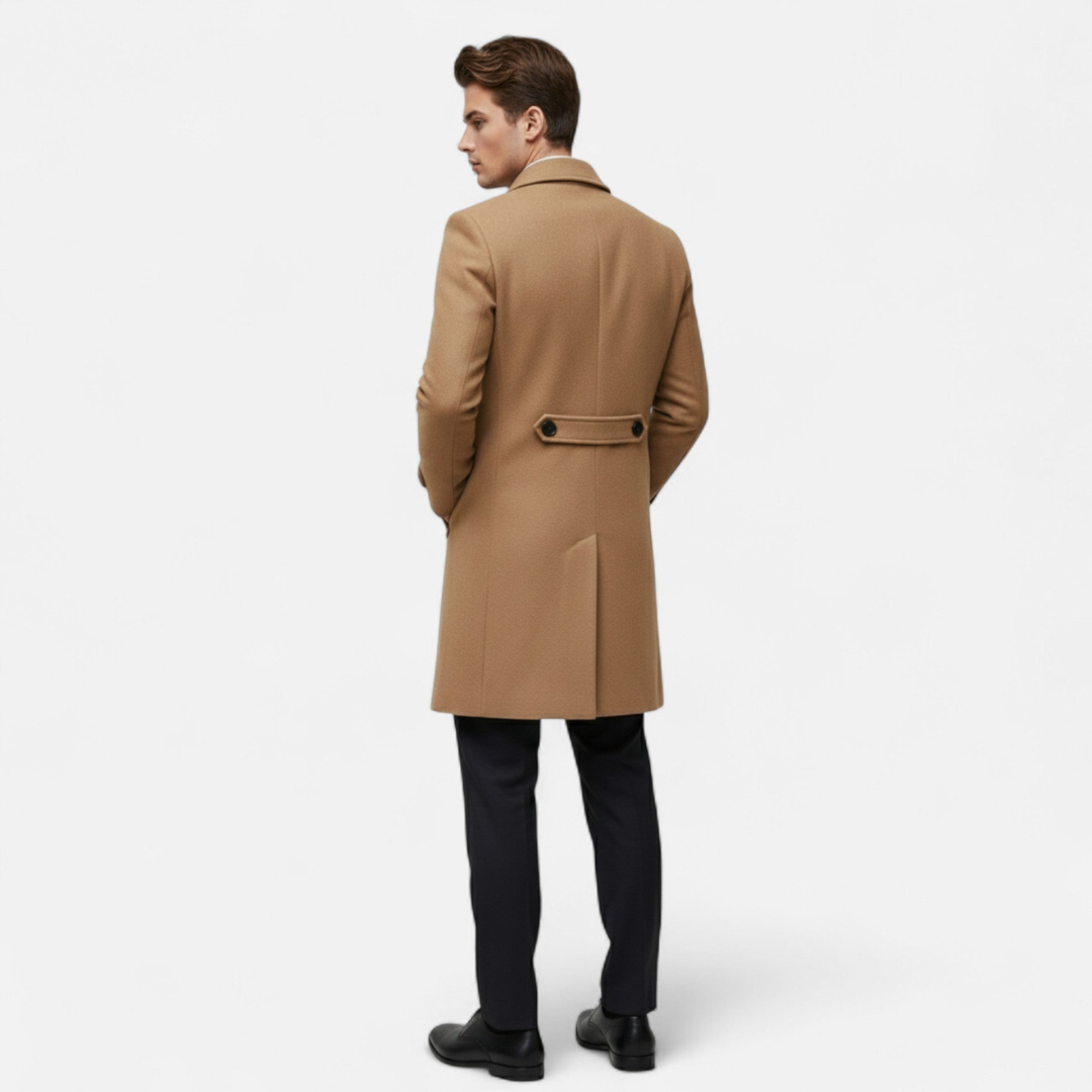 Loravene | Men’s Winter Coat with Double-Breasted Design