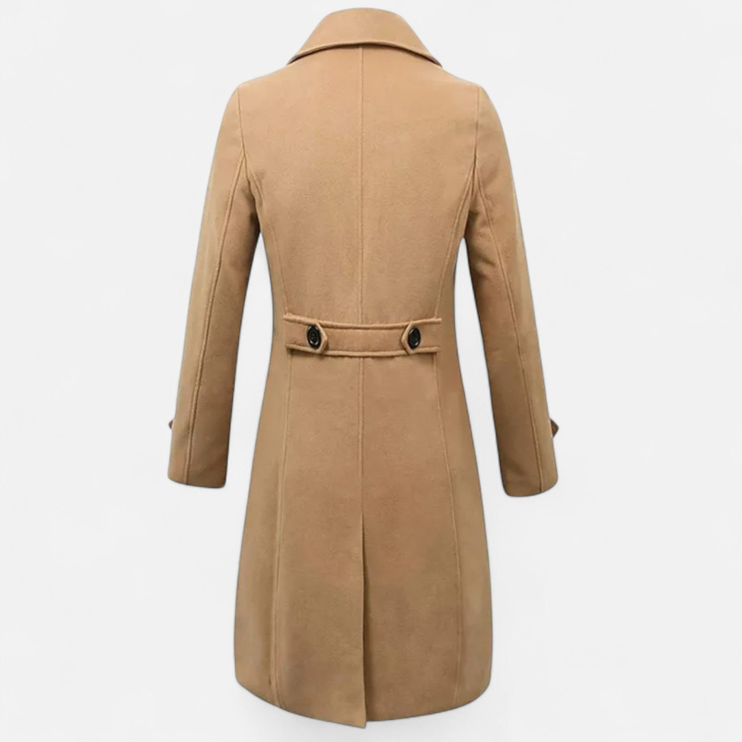 Loravene | Men’s Winter Coat with Double-Breasted Design