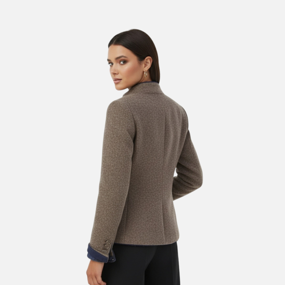 Loravene | Women’s Winter Coat Wool Blend Elegant Style