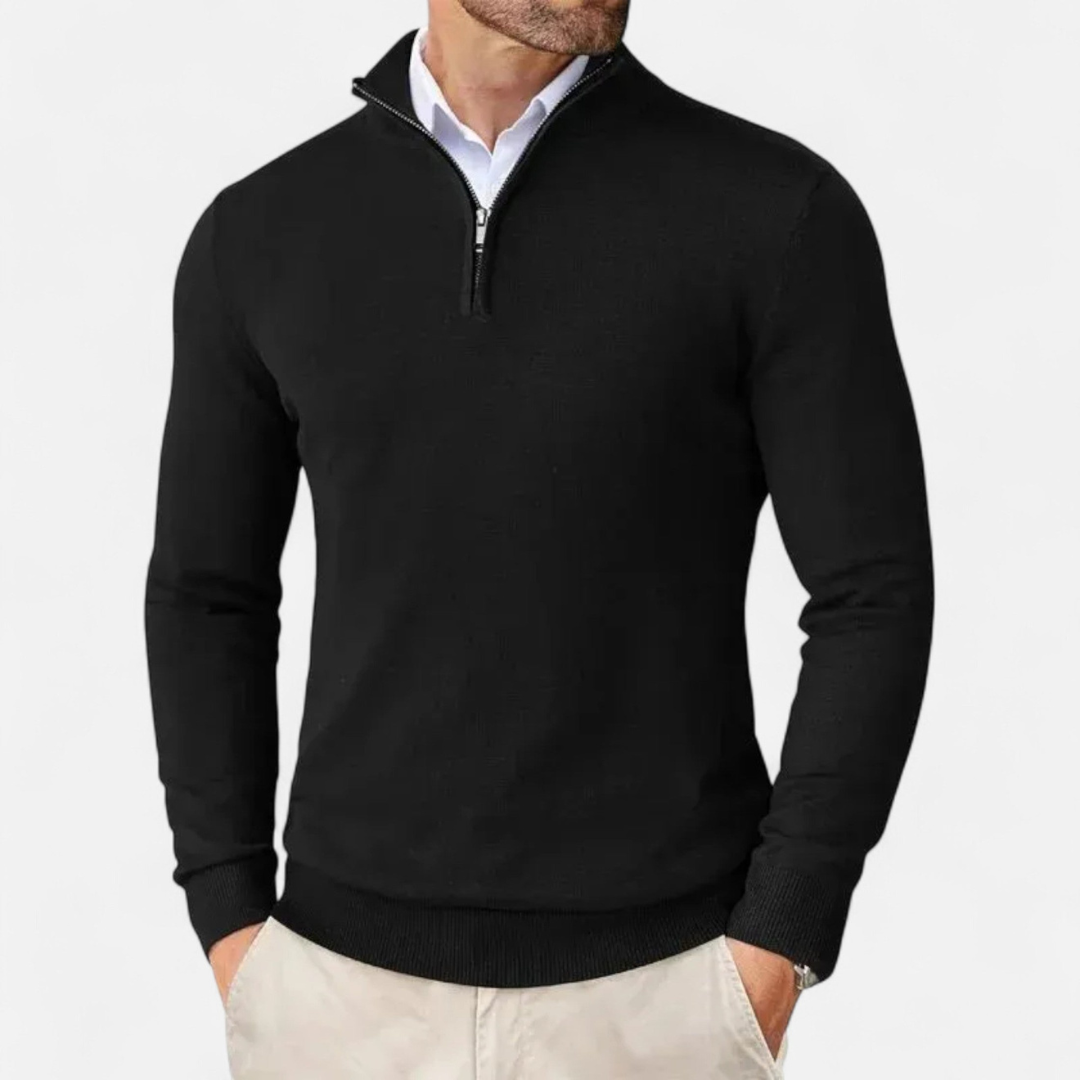 Loravene | Men’s Winter Half Zip Jumper