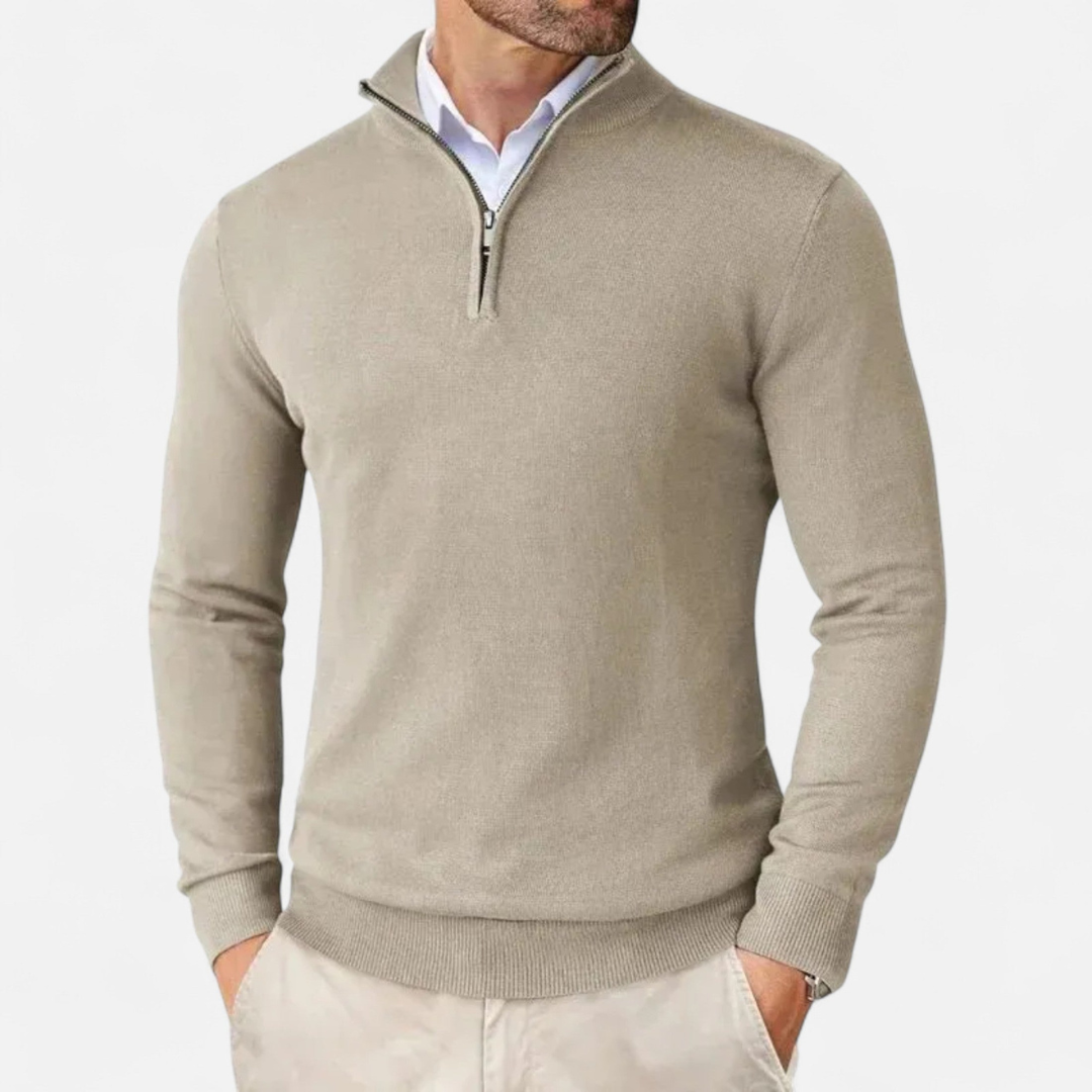 Loravene | Men’s Winter Half Zip Jumper