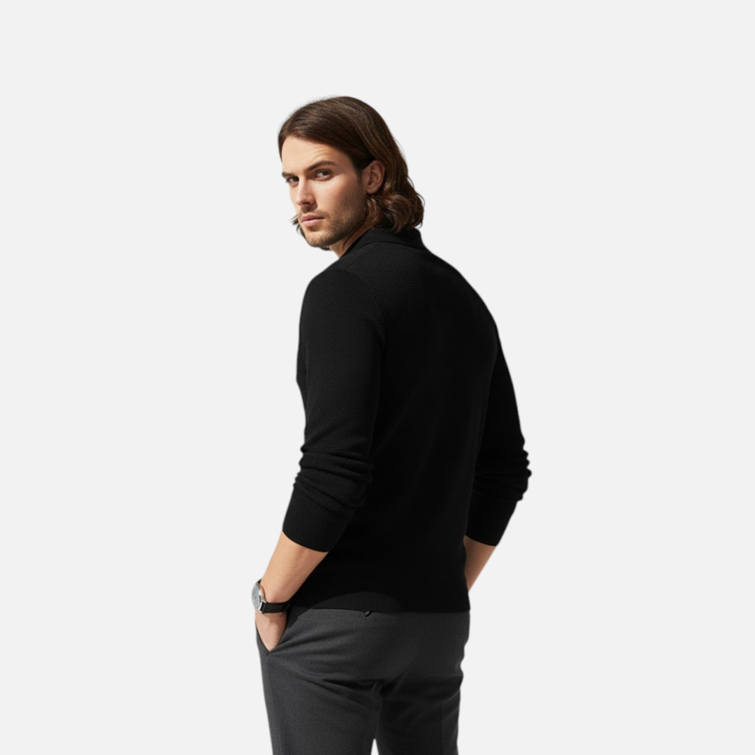 Loravene | Men’s Luxury Long Sleeve Polo