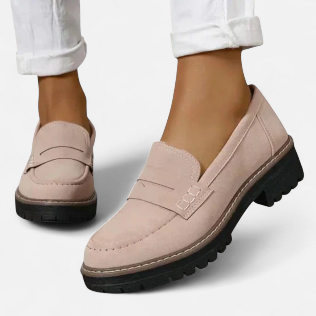 Loravene | Women’s Leather Orthopaedic Loafers - Refined Comfort, Timeless Design