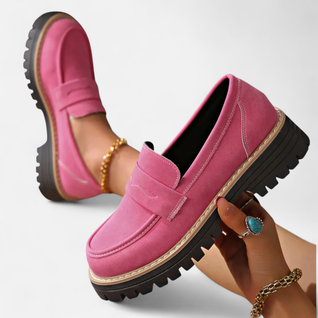 Loravene | Women’s Leather Orthopaedic Loafers - Refined Comfort, Timeless Design