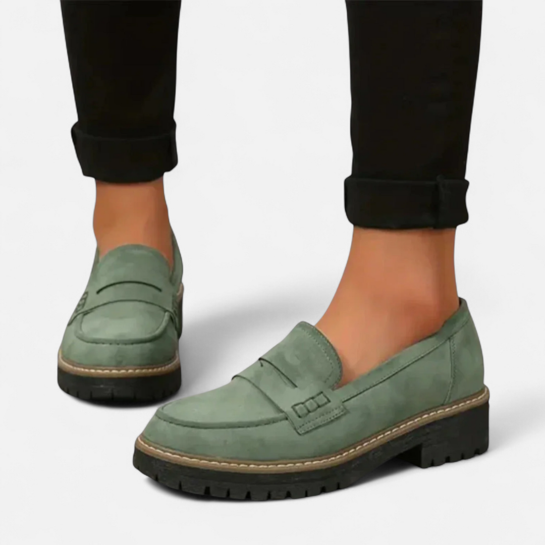 Loravene | Women’s Leather Orthopaedic Loafers - Refined Comfort, Timeless Design
