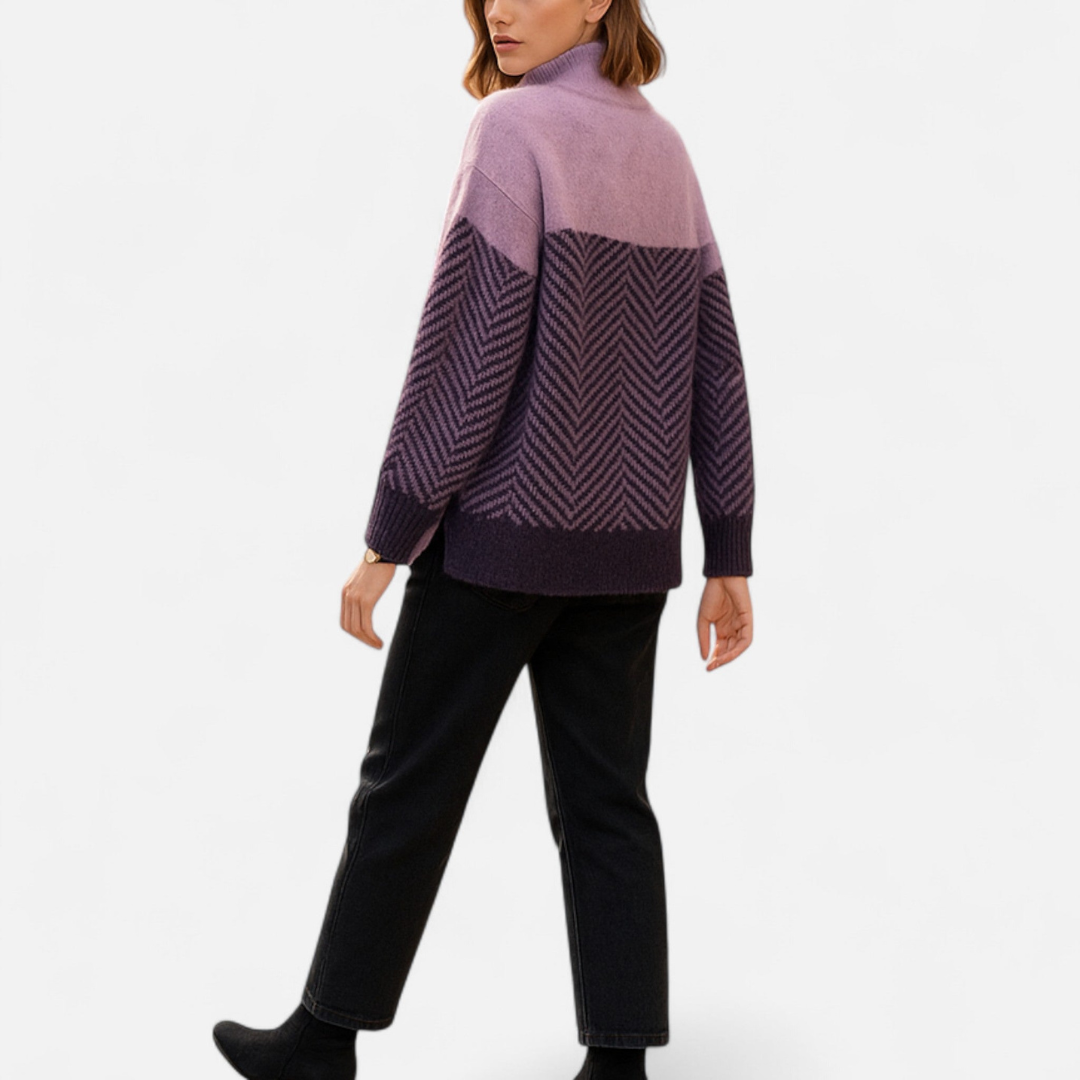 Loravene | Women’s Cashmere Turtleneck Sweater