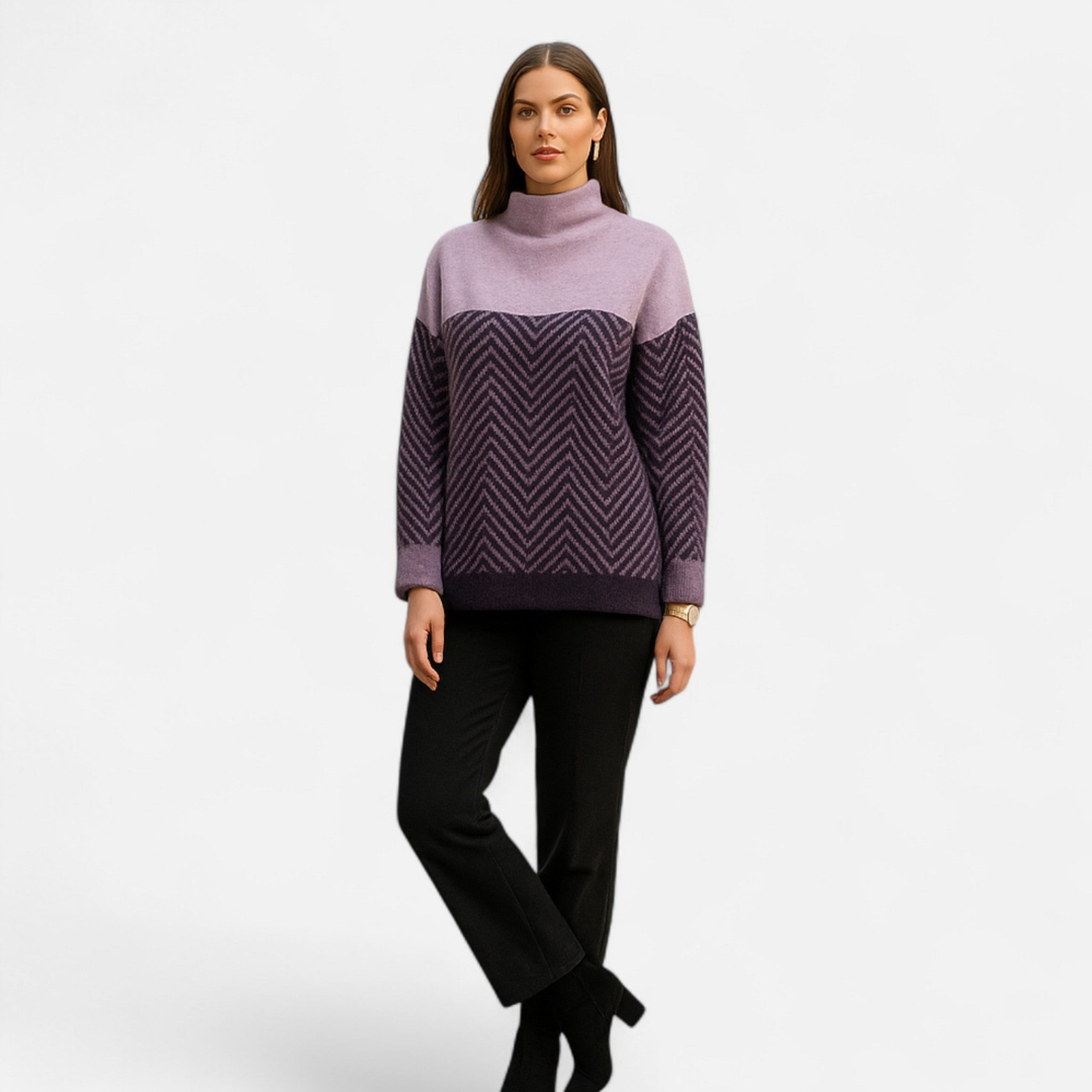 Loravene | Women’s Cashmere Turtleneck Sweater