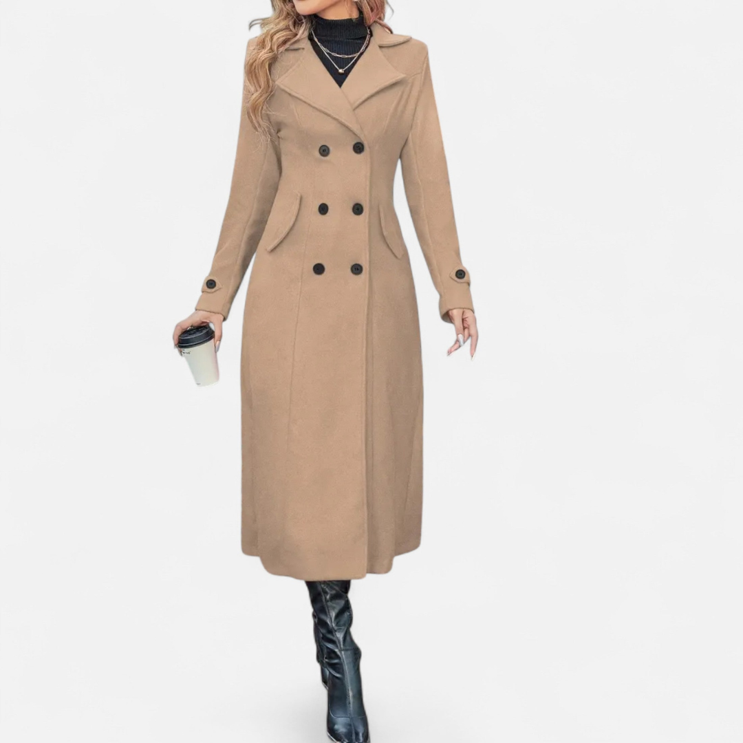 Loravene | Women’s Long Winter Coat - Elegant and Warm