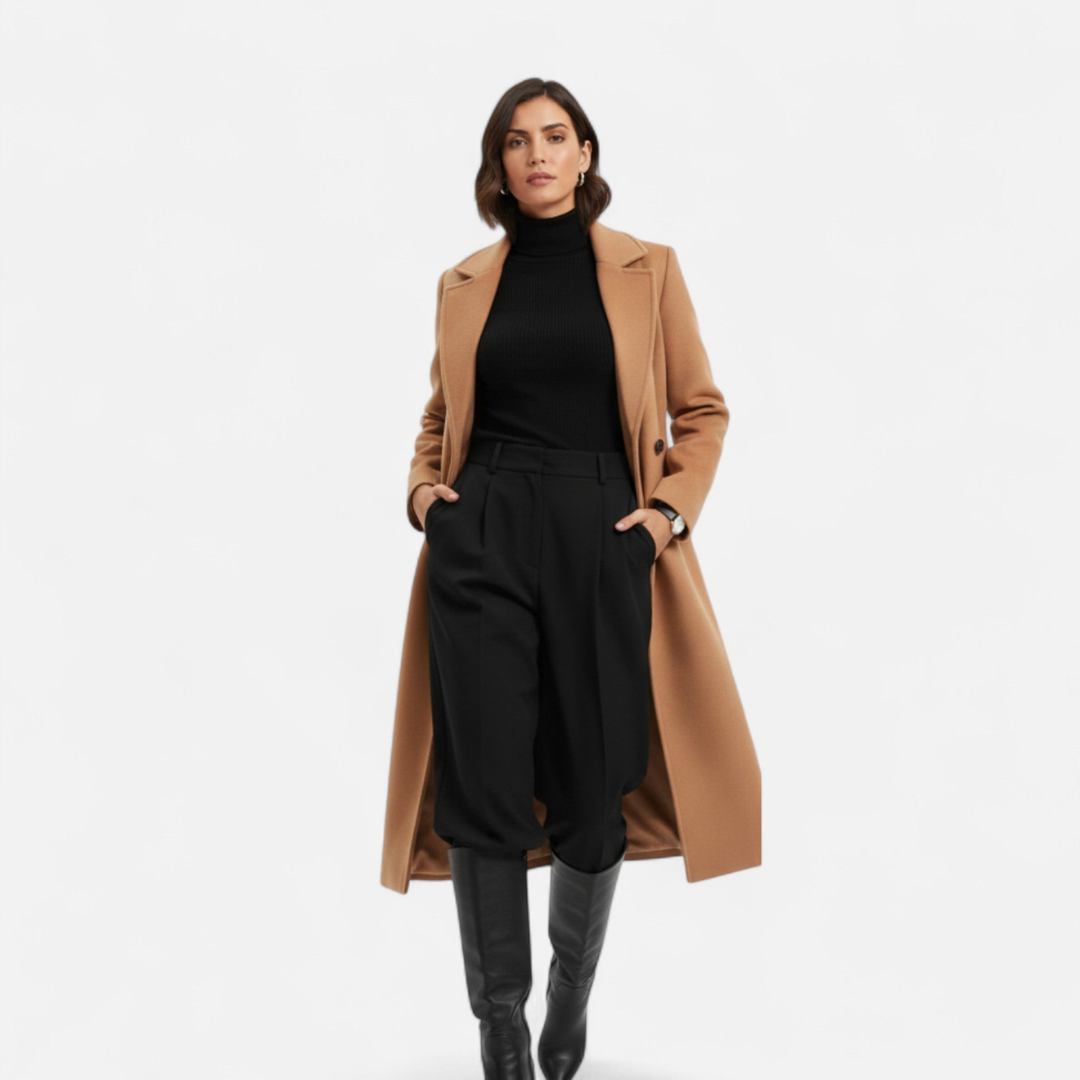 Loravene | Women’s Long Winter Coat - Elegant and Warm