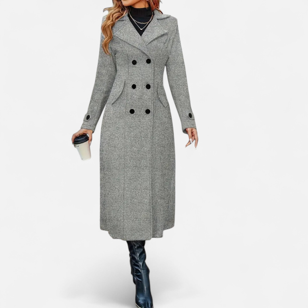 Loravene | Women’s Long Winter Coat - Elegant and Warm