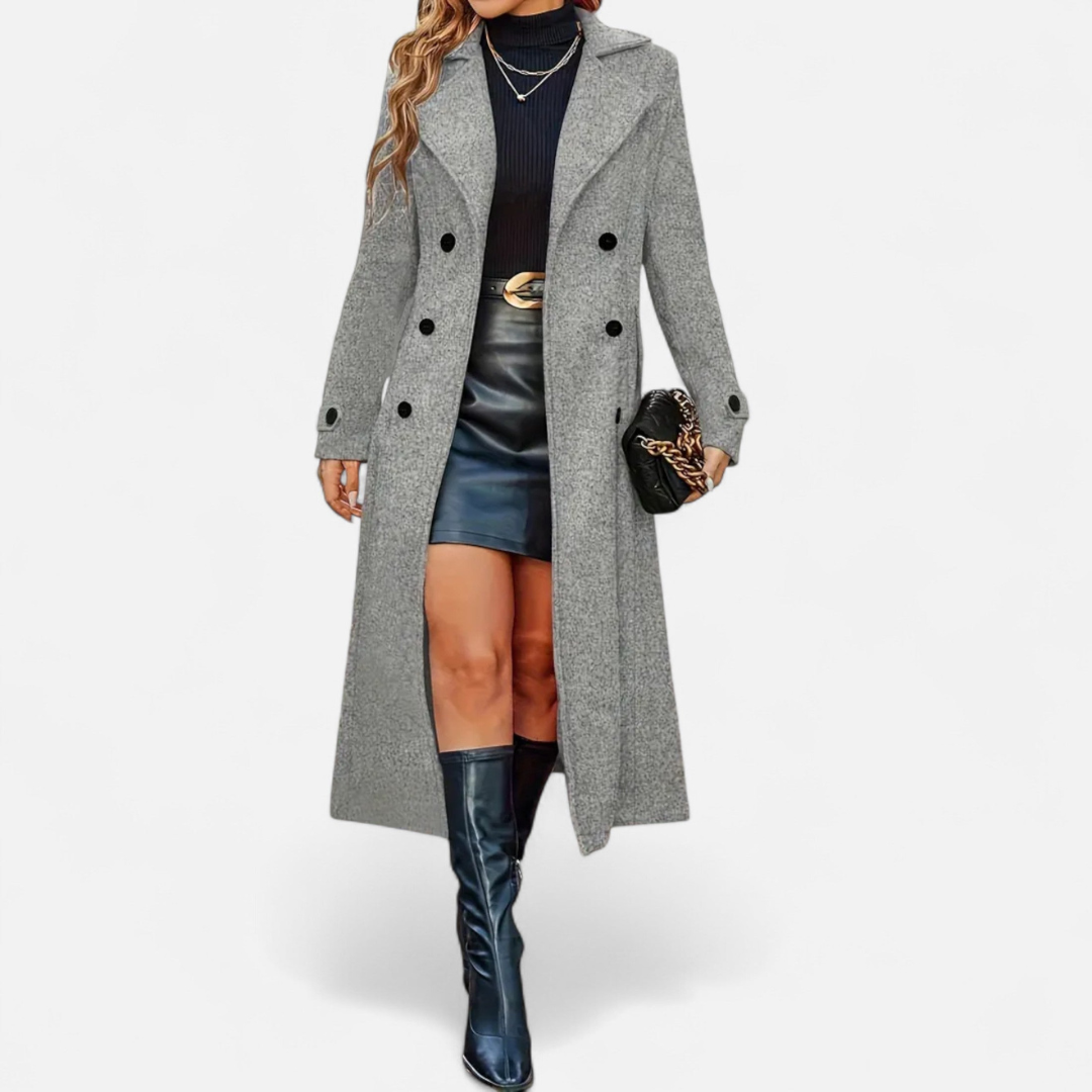 Loravene | Women’s Long Winter Coat - Elegant and Warm
