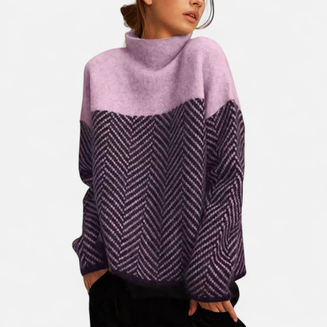 Loravene | Women’s Cashmere Turtleneck Sweater