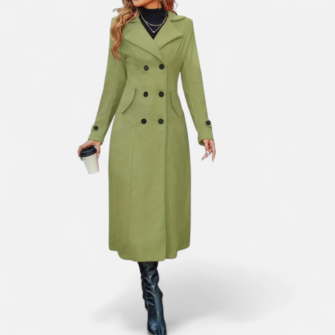 Loravene | Women’s Long Winter Coat - Elegant and Warm