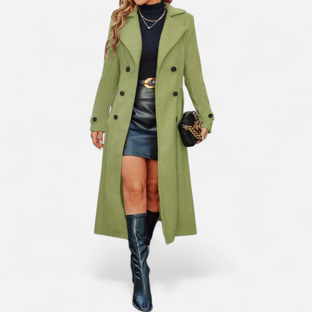 Loravene | Women’s Long Winter Coat - Elegant and Warm