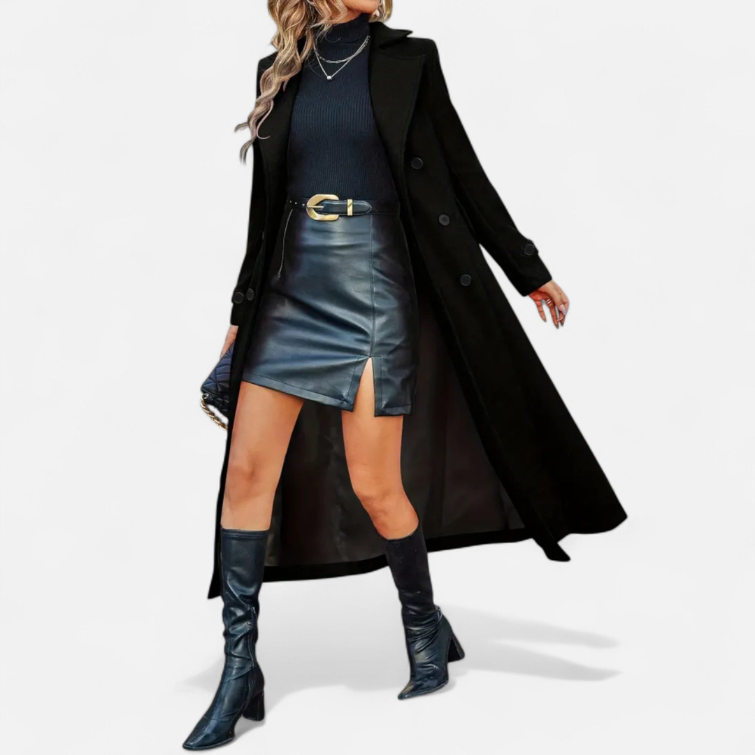 Loravene | Women’s Long Winter Coat - Elegant and Warm
