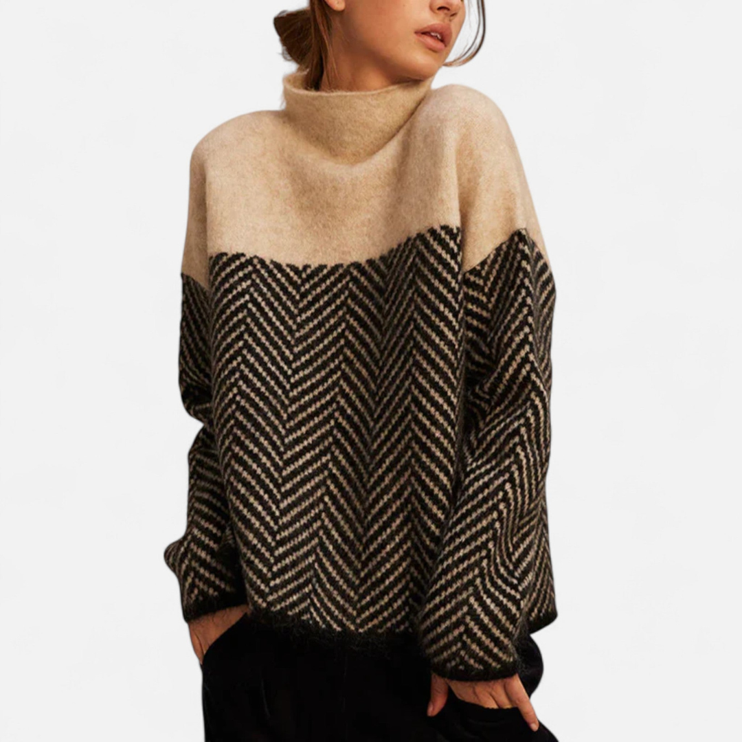 Loravene | Women’s Cashmere Turtleneck Sweater