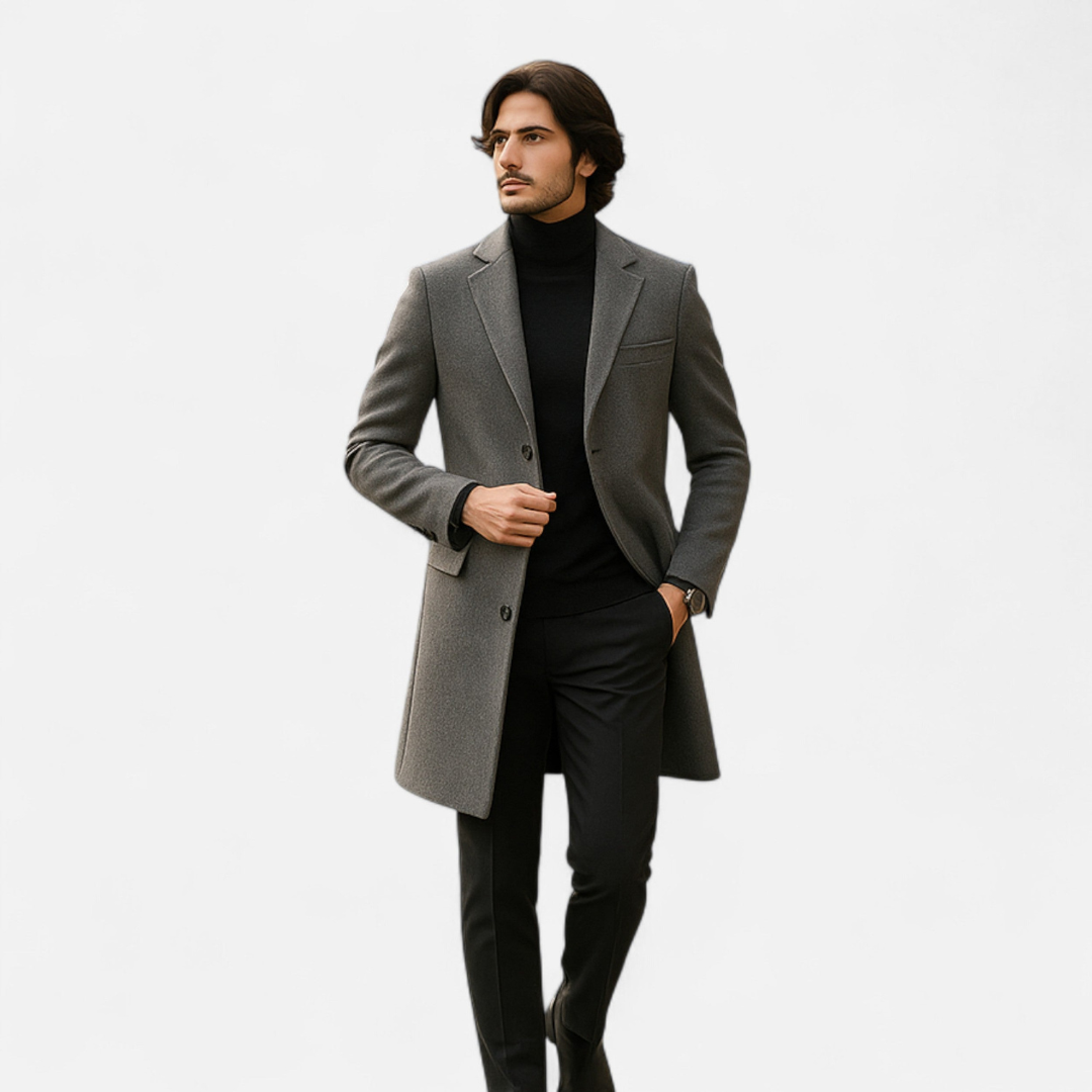 Loravene | Men’s Autumn Winter Coat - Business Casual Style