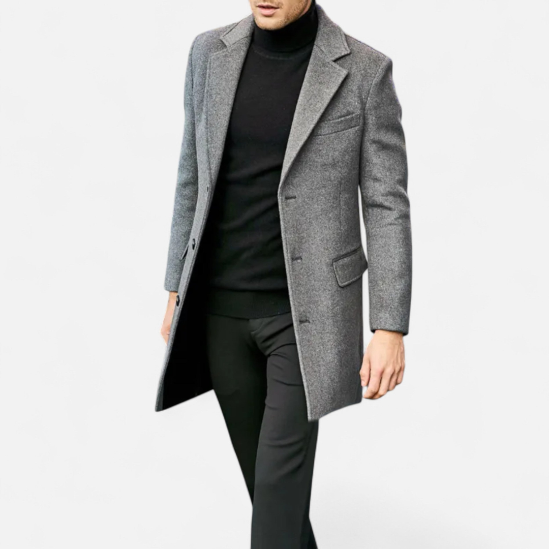 Loravene | Men’s Autumn Winter Coat - Business Casual Style