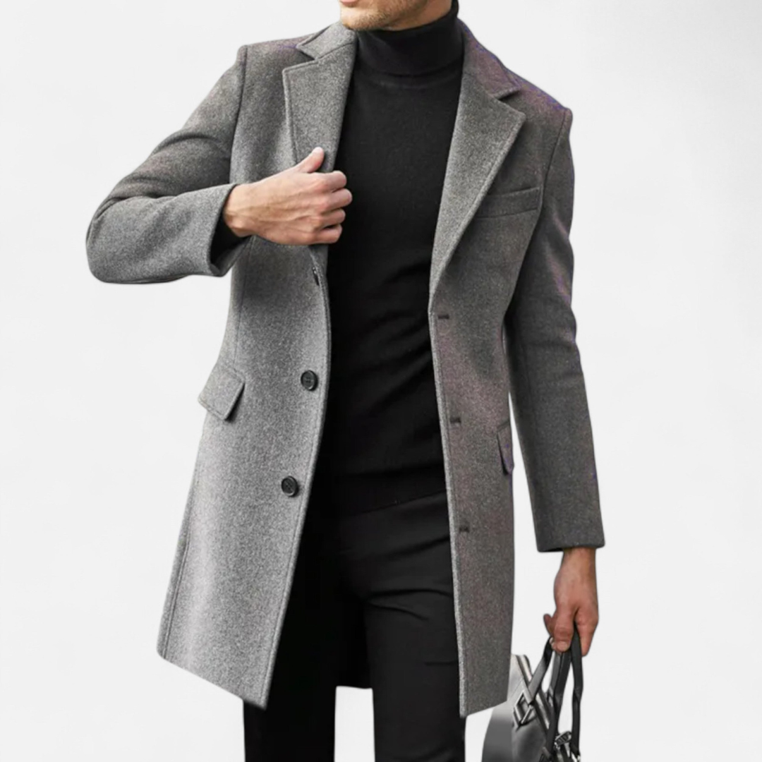 Loravene | Men’s Autumn Winter Coat - Business Casual Style