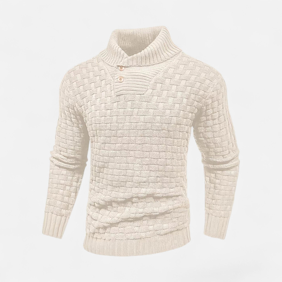 Loravene | Men’s Winter Turtleneck Jumper - Thermal Design