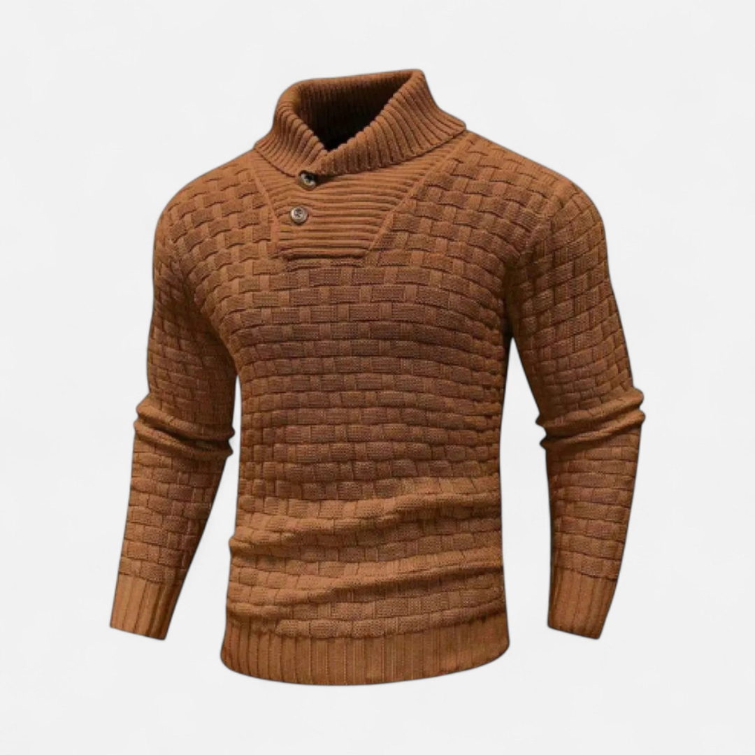 Loravene | Men’s Winter Turtleneck Jumper - Thermal Design