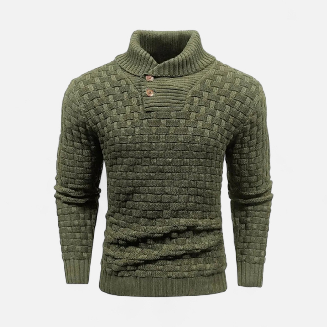 Loravene | Men’s Winter Turtleneck Jumper - Thermal Design