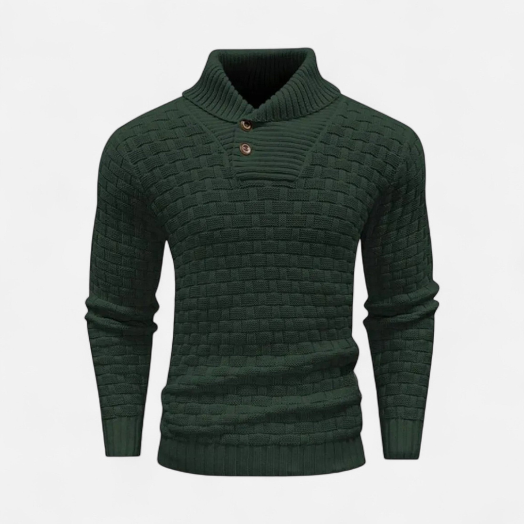 Loravene | Men’s Winter Turtleneck Jumper - Thermal Design