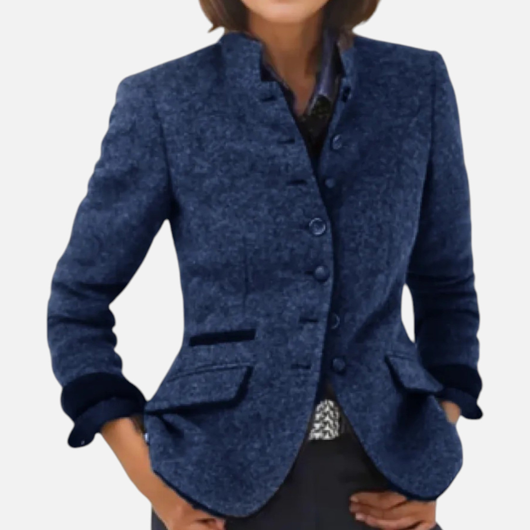 Loravene | Women’s Winter Coat Wool Blend Elegant Style