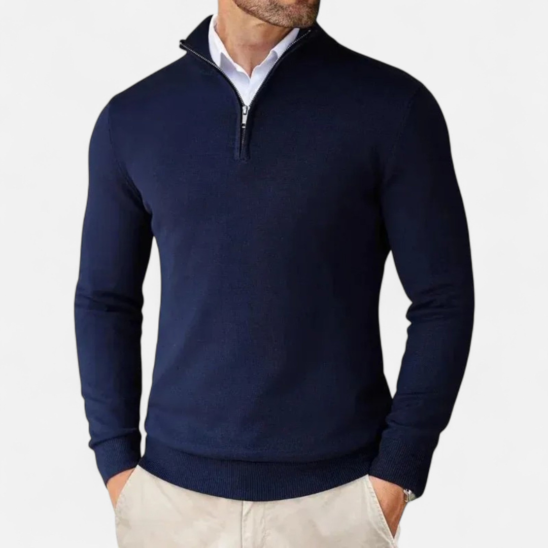 Loravene | Men’s Winter Half Zip Jumper
