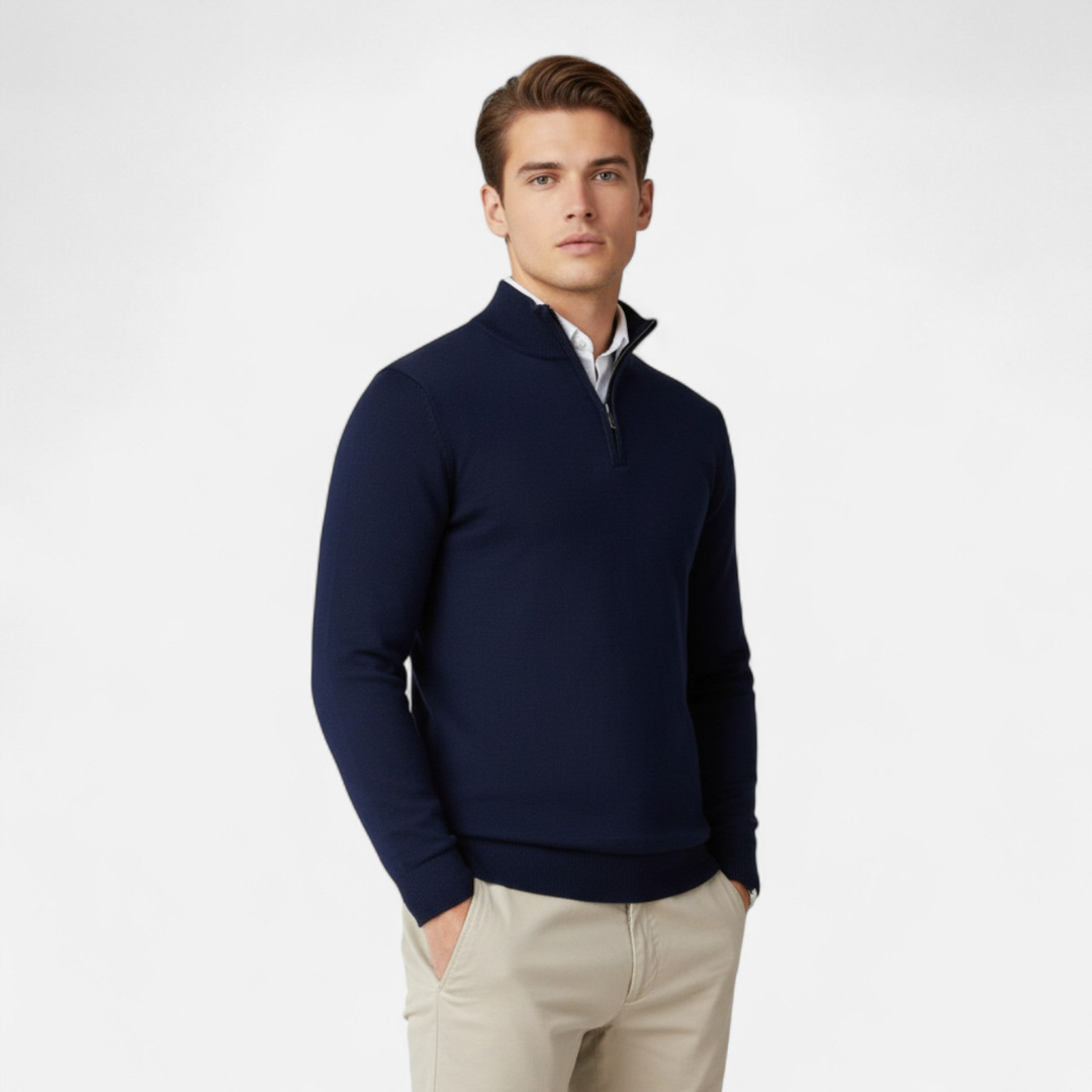 Loravene | Men’s Winter Half Zip Jumper