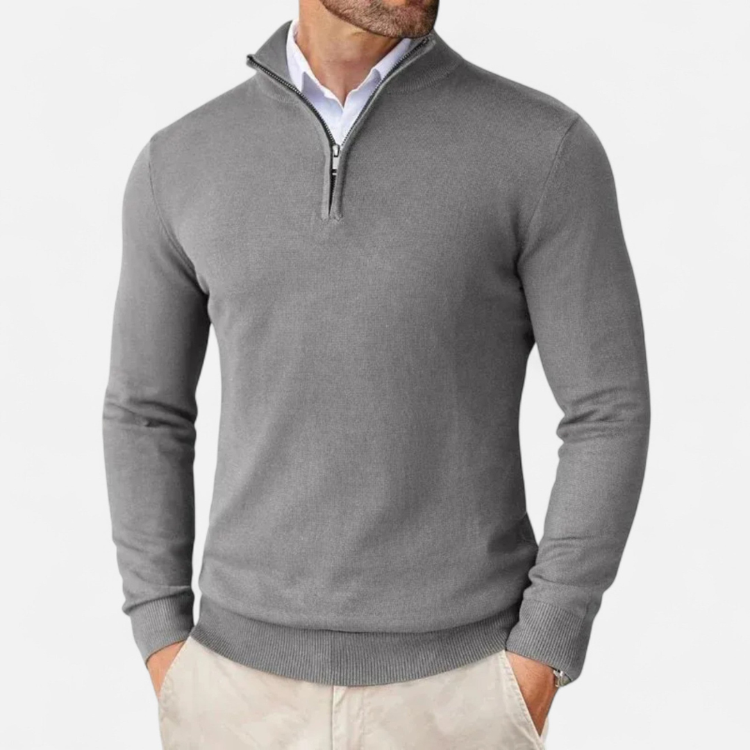 Loravene | Men’s Winter Half Zip Jumper