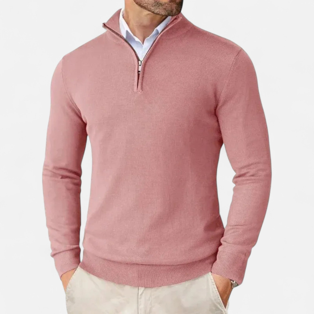 Loravene | Men’s Winter Half Zip Jumper