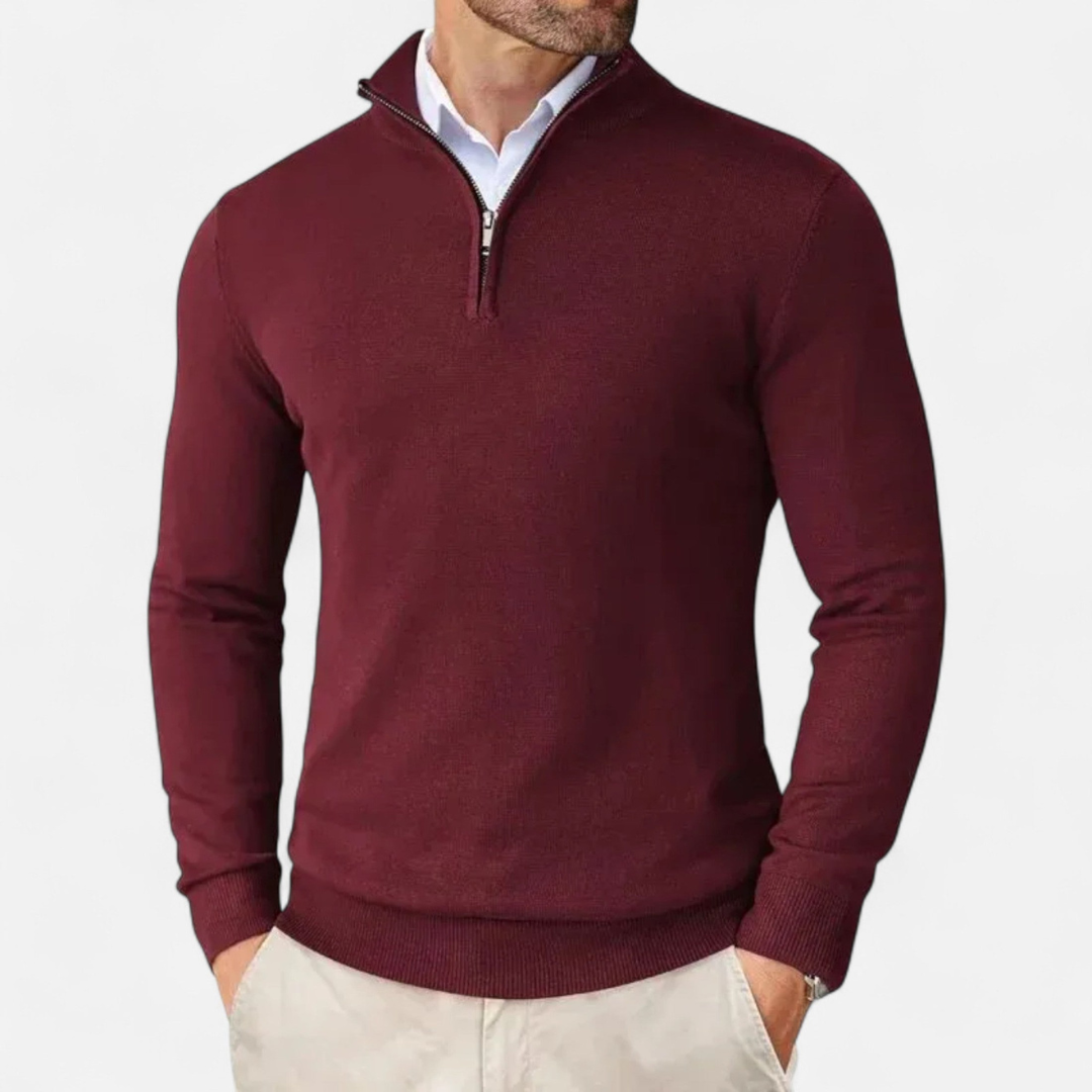 Loravene | Men’s Winter Half Zip Jumper