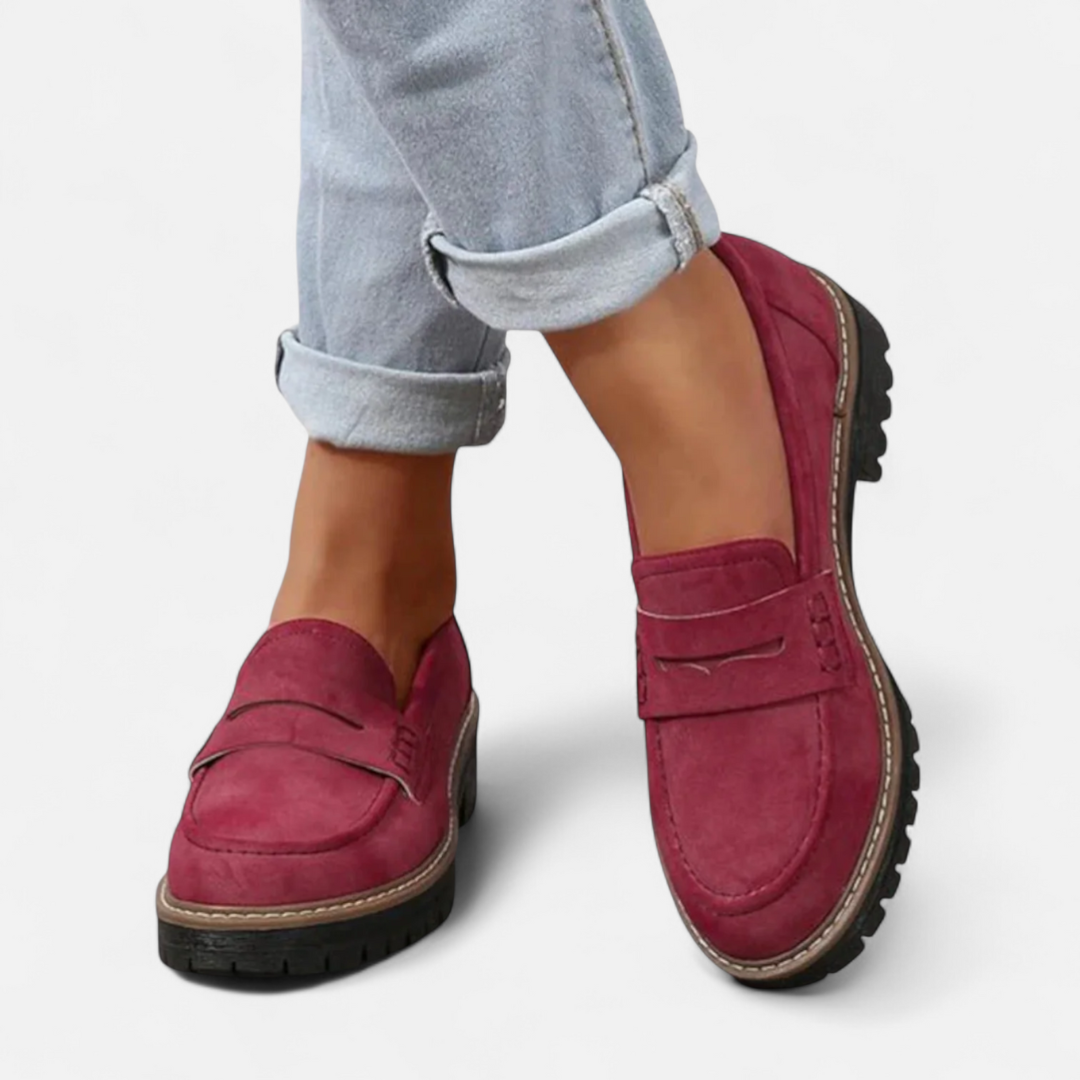 Loravene | Women’s Leather Orthopaedic Loafers - Refined Comfort, Timeless Design