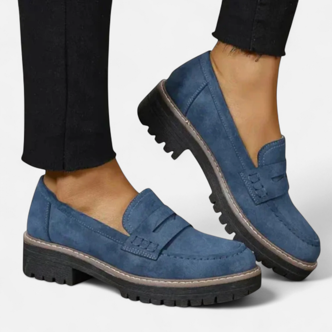 Loravene | Women’s Leather Orthopaedic Loafers - Refined Comfort, Timeless Design
