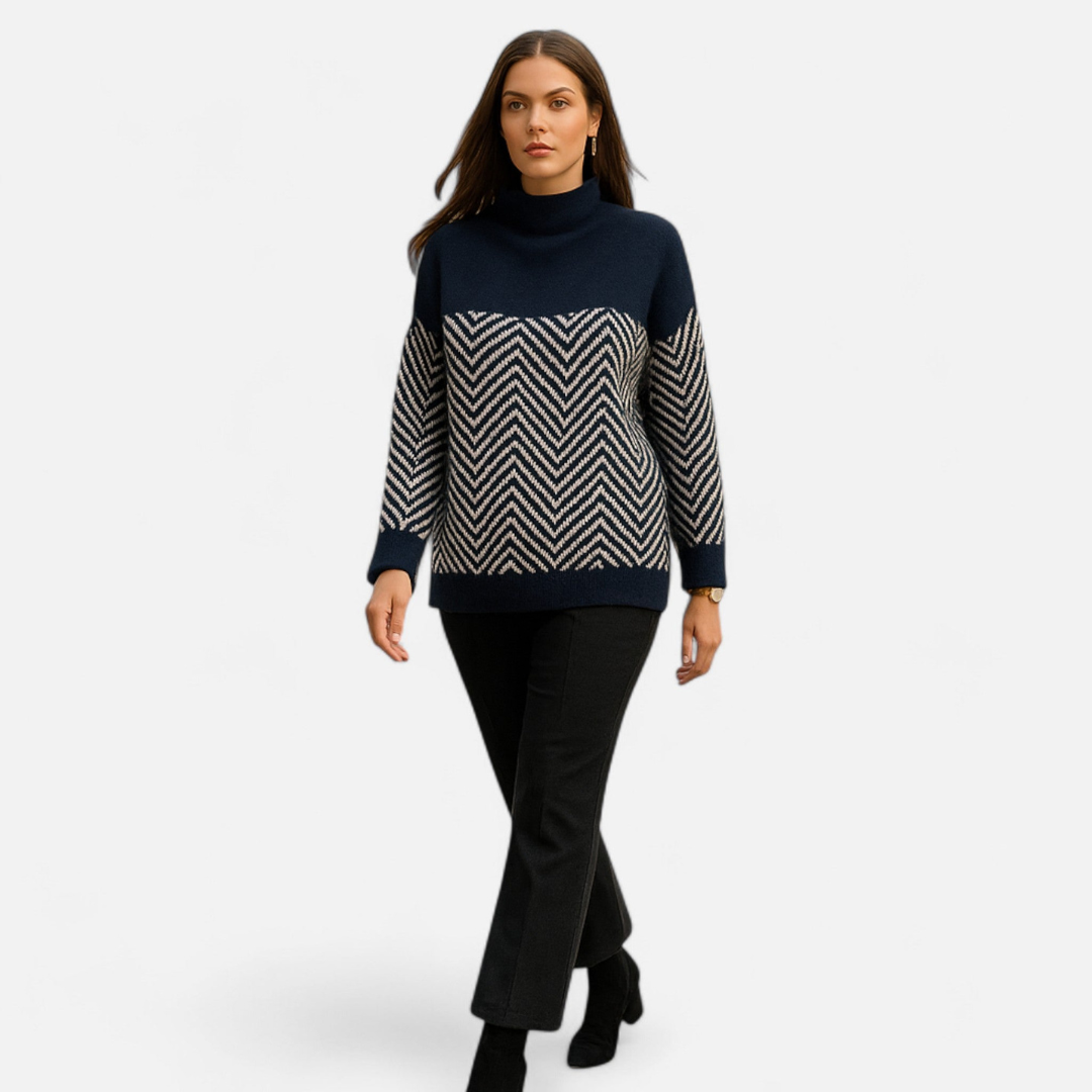 Loravene | Women’s Cashmere Turtleneck Sweater