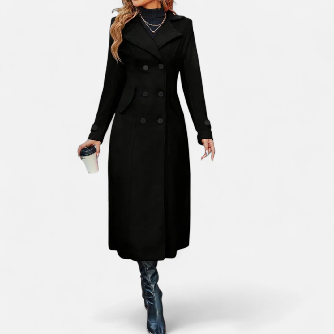 Loravene | Women’s Long Winter Coat - Elegant and Warm
