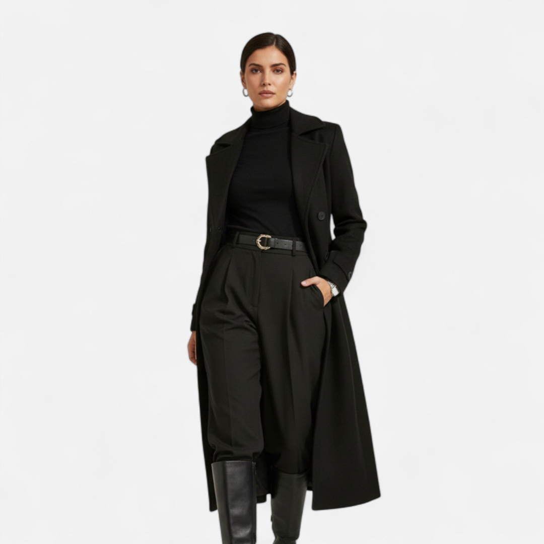 Loravene | Women’s Long Winter Coat - Elegant and Warm