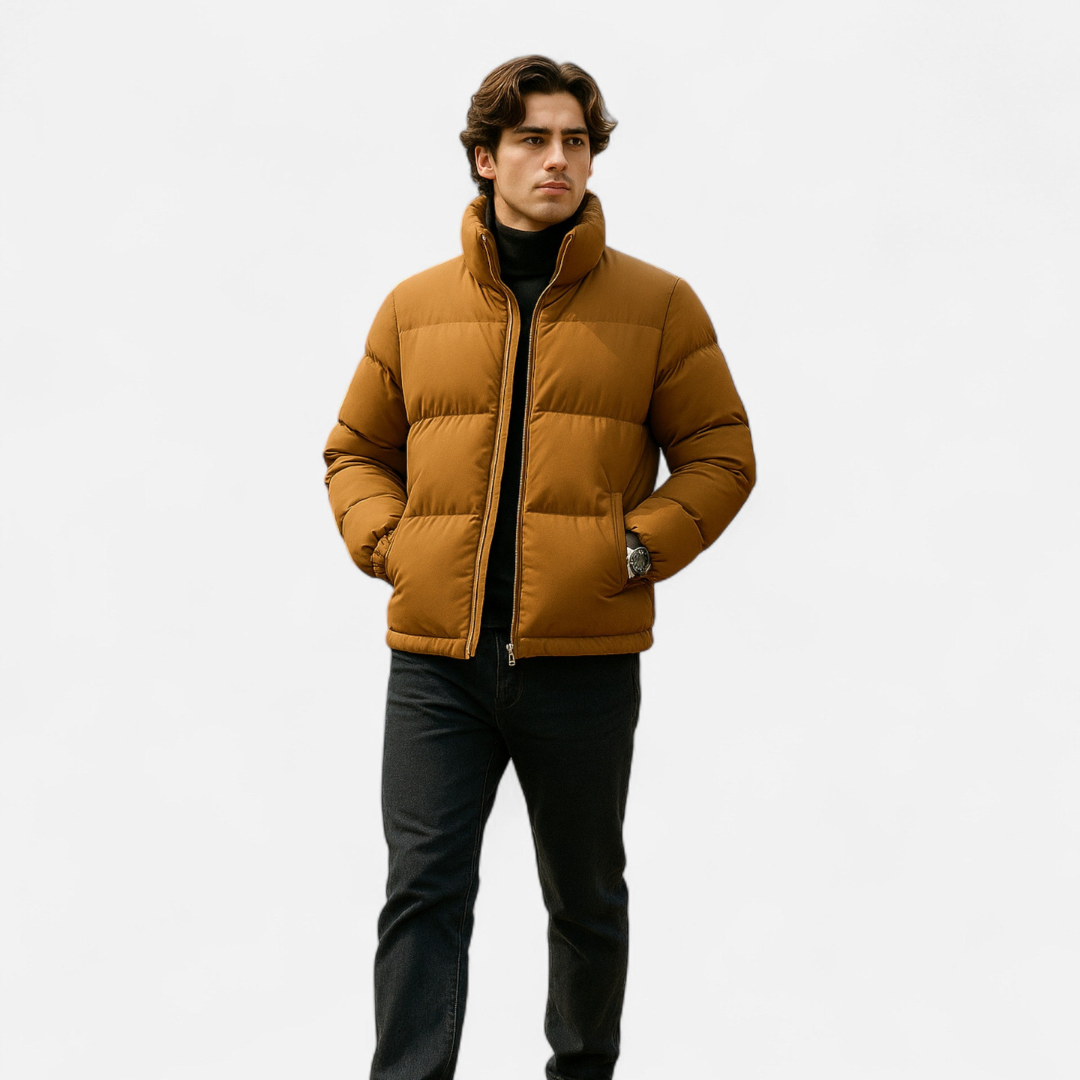 Loravene | Men’s Plus Size Puffer Jacket - Waterproof & Warm Winter Comfort