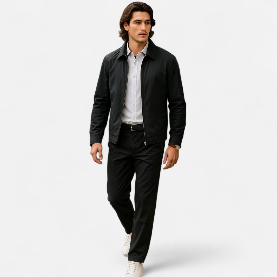 Loravene | Men’s Business Jacket - Refined Polished Cut Elegance